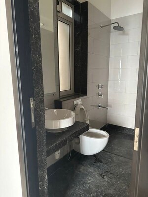 Bathroom in 2 BHK Apartment at Kalpataru Radiance, Goregaon West – for Rent