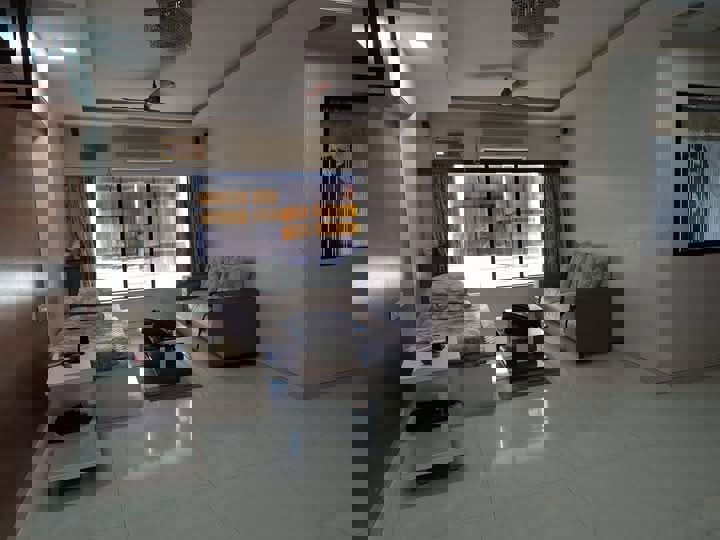 Living Room in 4 BHK Villa at Prestige White Meadows, Whitefield – for Sale