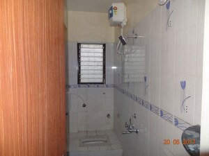 Bathroom in 3 BHK Penthouse at Vrindavan CHS Kharadi, Kharadi – for Rent