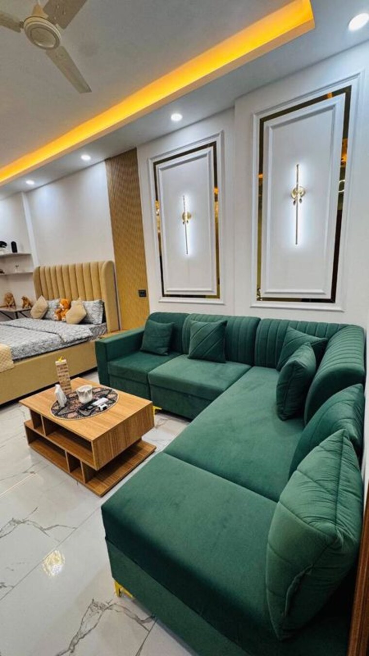 Living Room, fusion-ufairia Studio 550 Sq.Ft. Apartment In Sector 16b Greater Noida Greater Noida 9936425