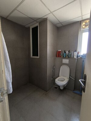 Bathroom in 3 BHK Apartment at Conscient Heritage Max II, Sector 102 – for Rent