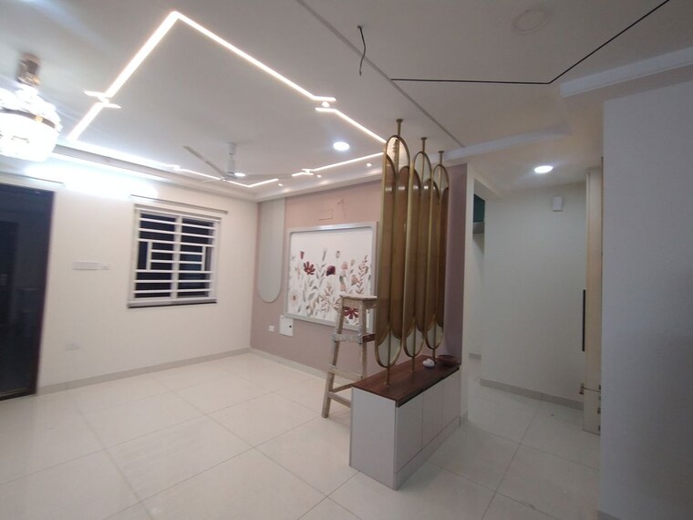 Living Room, accurate-wind-chimes 3 Bedroom 1660 Sq.Ft. Apartment In Gachibowli Hyderabad 9936907