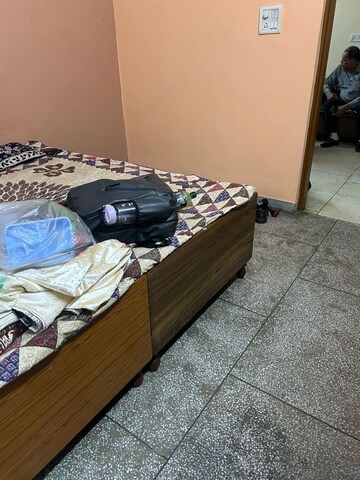 Bedroom in 2 BHK Apartment at Rail Vihar Apartment, Sector 15 – for Rent