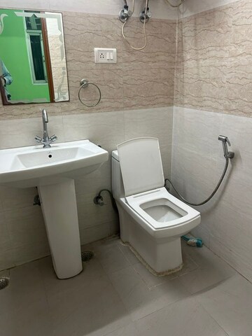 Bathroom in 2 BHK Apartment at Rail Vihar Apartment, Sector 15 – for Rent