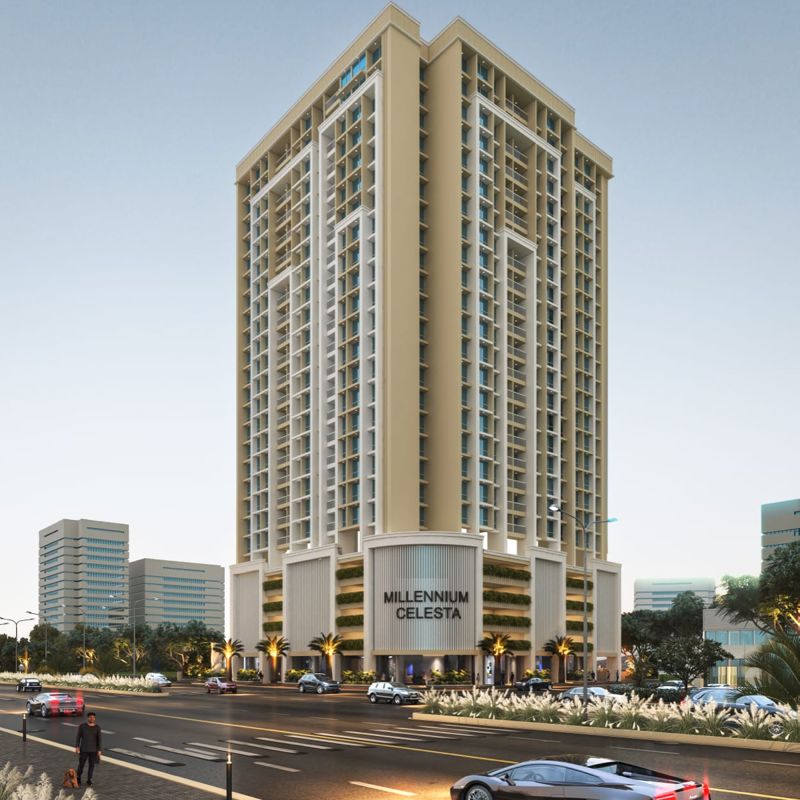 2 BHK + Pooja Room Apartment For Sale in Millennium Celesta