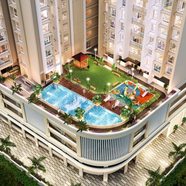 Balcony, millennium-celesta 2 Bedroom 711 Sq.Ft. Apartment In Kharghar Sector 33 Navi Mumbai 9937079