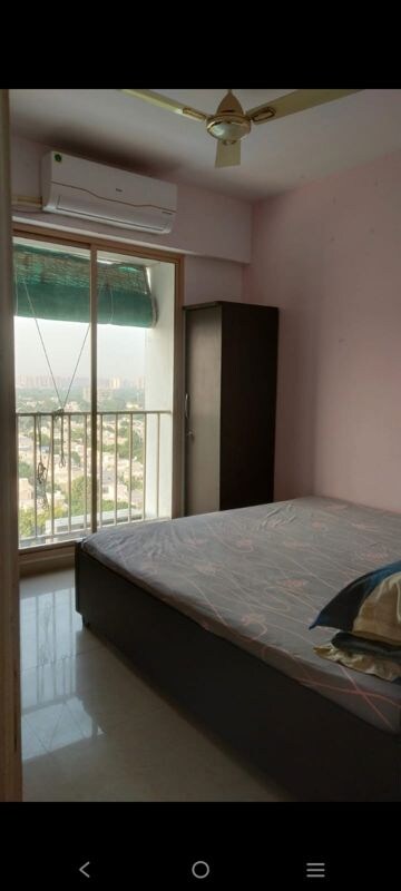 Bedroom in 1 BHK Apartment at Applewood Satyesh Residency, Shela – for Rent