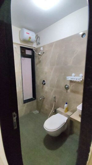 Bathroom in 2 BHK Apartment at Chandak Stella, Goregaon West – for Rent