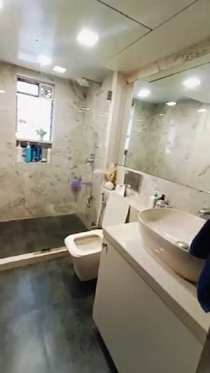 Bathroom in 3 BHK Apartment at Sindhi Society, Chembur – for Rent