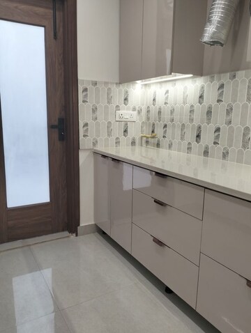 Kitchen in 3 BHK Builder Floor at Malviya Nagar – for Sale