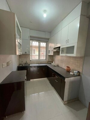 Kitchen in 3 BHK Builder Floor at BPTP Parkland Pride, Sector 77 – for Rent