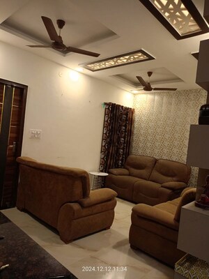 Living Room in 3 BHK Builder Floor at Canal Road – for Rent