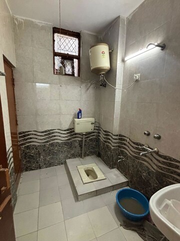 Bathroom in 2 BHK Builder Floor at Saket – for Rent