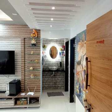 Bathroom in 4 BHK Apartment at Bachraj Landmark, Virar West – for Rent