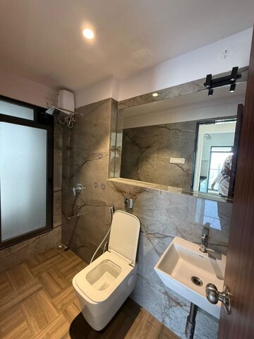 Bathroom in 2 BHK Apartment at Level The Residences, Andheri West – for Rent