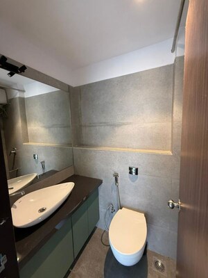 Bathroom in 2 BHK Apartment at Level The Residences, Andheri West – for Rent
