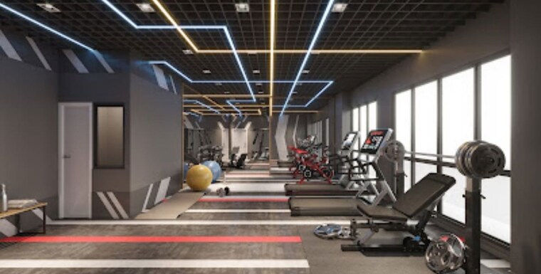 Gym, sheth-auris-bliss 2 Bedroom 677 Sq.Ft. Apartment In Malad West Mumbai 9937754