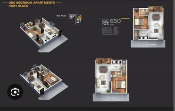 Floor Plan in 1 BHK Apartment at Tranquillo MPR Urban City, Patighanpur – for Sale