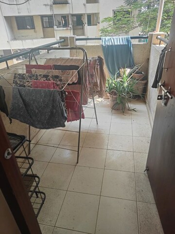 Balcony in 2 BHK Apartment at Tingre Nagar – for Rent