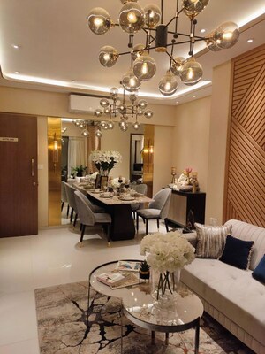 Living Room in 2 BHK Apartment at Lodha Palava Aquaville Series Milano D G, Dombivli East – for Sale