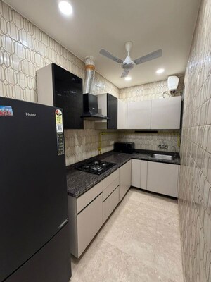 Kitchen in 3 BHK Builder Floor at Lajpat Nagar – for Rent