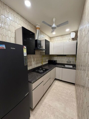 Kitchen in 3 BHK Builder Floor at Lajpat Nagar – for Rent