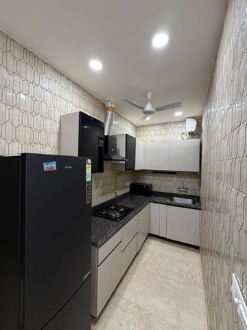 Kitchen in 3 BHK Builder Floor at Lajpat Nagar – for Rent