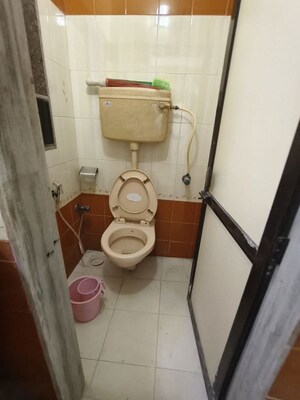 Bathroom in 2 BHK Apartment at Dheeraj Sagar, Malad West – for Rent