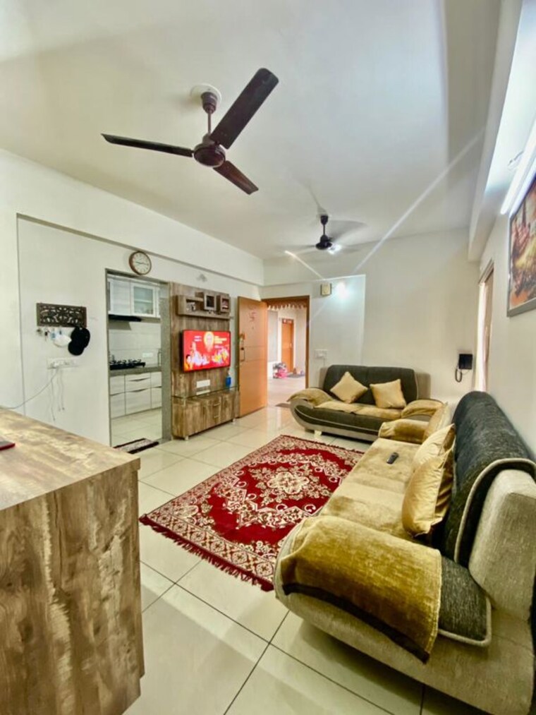 Living Room, shela 2 Bedroom 1050 Sq.Ft. Apartment In Shela Ahmedabad 9938330