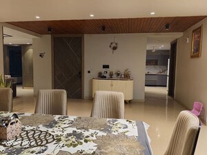 Dining area in 4 BHK Apartment at Sushant Lok I – for Rent