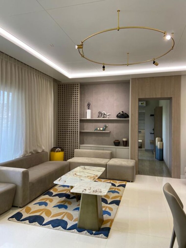 Living Room, kumar-parc-residences 2 Bedroom 1155 Sq.Ft. Apartment In Hadapsar Pune 9932665