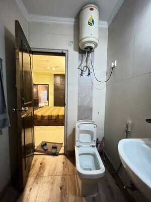 Bathroom in 3 BHK Builder Floor at Saket – for Rent