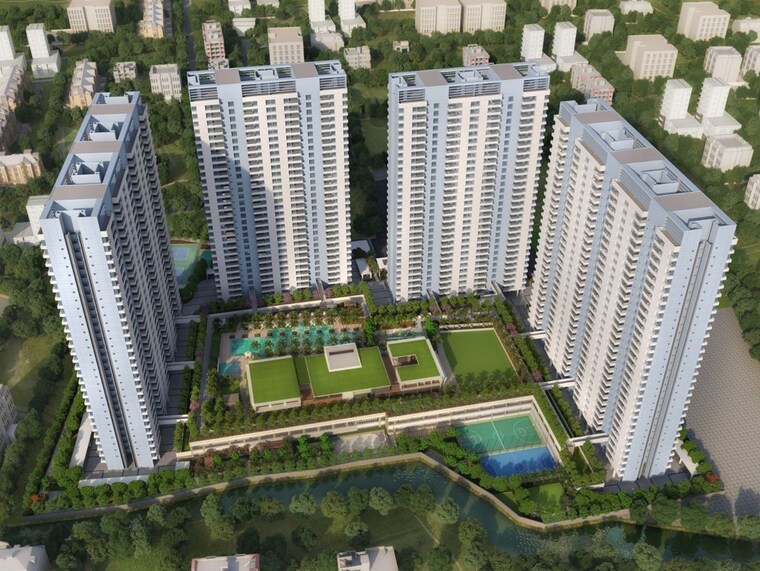 Exterior View, kumar-parc-residences 3 Bedroom 1610 Sq.Ft. Apartment In Hadapsar Pune 9938416
