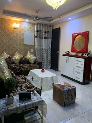 Living Room in 3 BHK Apartment at Crossing Infra, Dundahera – for Rent