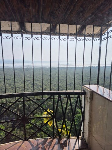 Balcony in 3 BHK Apartment at NRI Complex Phase I, Seawoods Sector 58 – for Rent