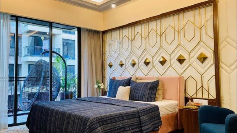 Bedroom, lodha-sterling 4 Bedroom 2140 Sq.Ft. Apartment In Kolshet Road Thane 9937636