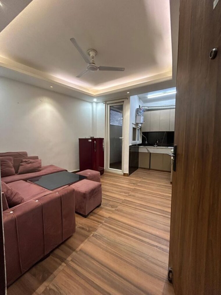 Living Room, saket 1 Bedroom 450 Sq.Ft. Builder Floor In Saket Delhi 9938485