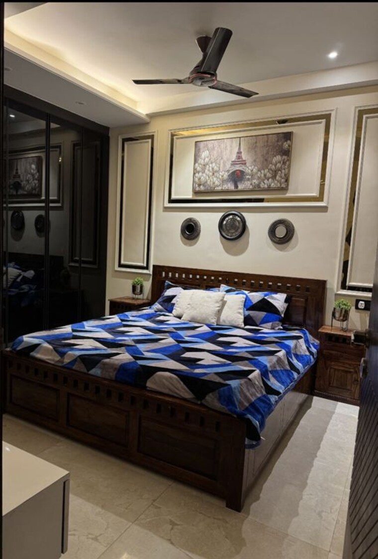 Bedroom, divyansh-homes 2 Bedroom 1200 Sq.Ft. Builder Floor In Indrapuram Ghaziabad 9938523