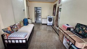 Living Room in 1 BHK Apartment at Charkop Sector 6 – for Rent