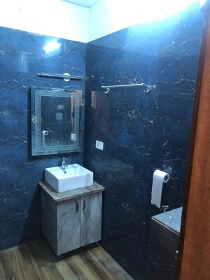 Bathroom in 3 BHK Builder Floor at Maya Homes, Indrapuram – for Rent