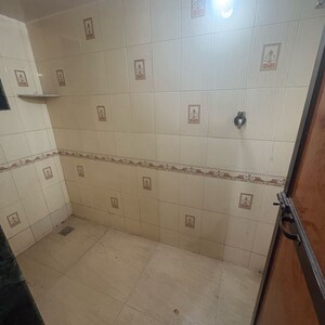 Bathroom in 1 BHK Apartment at Satyalaxmi CHS, Barrister Nath Pai Nagar – for Rent