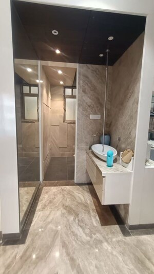 Bathroom in 3.5 BHK Builder Floor at Kundan Presidia, Nibm Road – for Sale