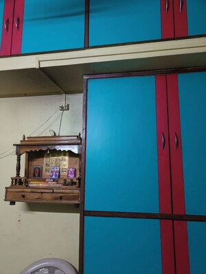 Building Lobby in 1 BHK Apartment at Wadgaon Sheri – for Rent