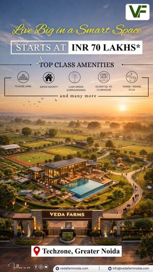 Master Plan in 4 BHK Apartment at Amrapali Heartbeat City, Sector 107 – for Rent