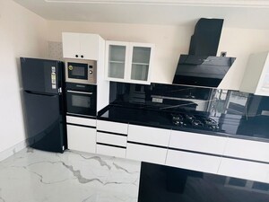 Kitchen in 4 BHK Builder Floor at South City 1 – for Rent