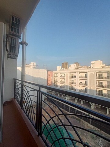 Balcony in 3 BHK Builder Floor at Lion Green Valley, Sohna Sector 35 – for Rent
