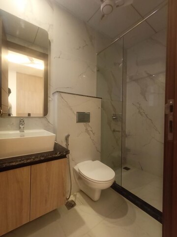 Bathroom in 3 BHK Builder Floor at Lion Green Valley, Sohna Sector 35 – for Rent