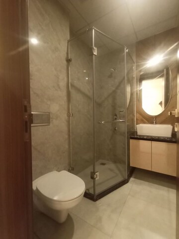 Bathroom in 3 BHK Builder Floor at Lion Green Valley, Sohna Sector 35 – for Rent