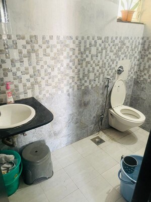 Bathroom in 2 BHK Apartment at Kharadi – for Rent