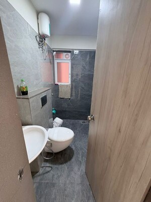 Bathroom in 2 BHK Apartment at Swastik Tulip, Vikhroli East – for Rent